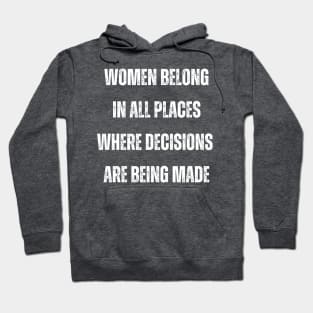 Women Belong Hoodie